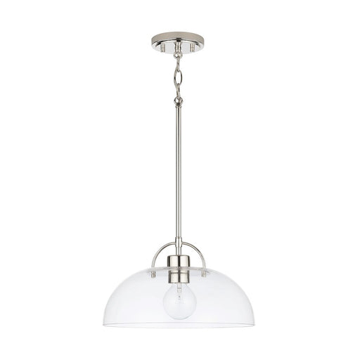 Austin Allen & Co. 1-Light 58" Pendant, Polished Nickel