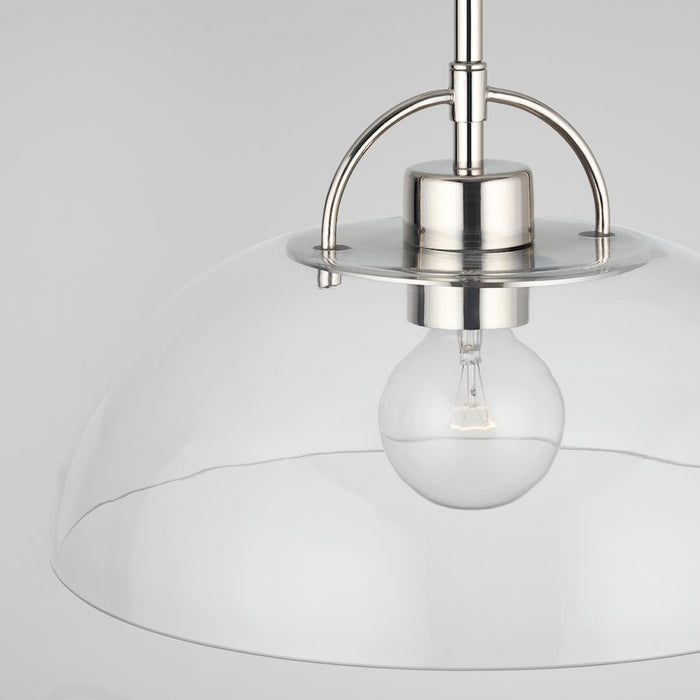 Austin Allen & Co. 1-Light 58" Pendant, Polished Nickel