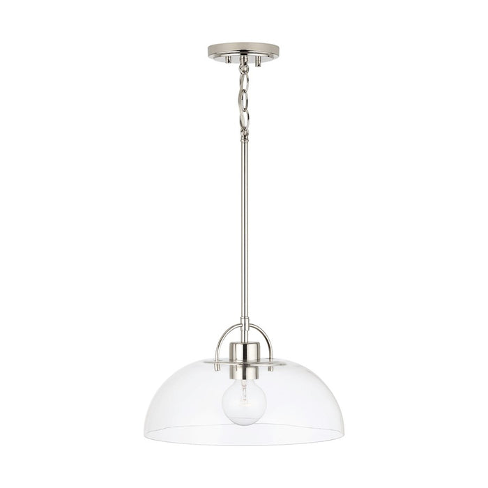 Austin Allen & Co. 1-Light 58" Pendant, Polished Nickel