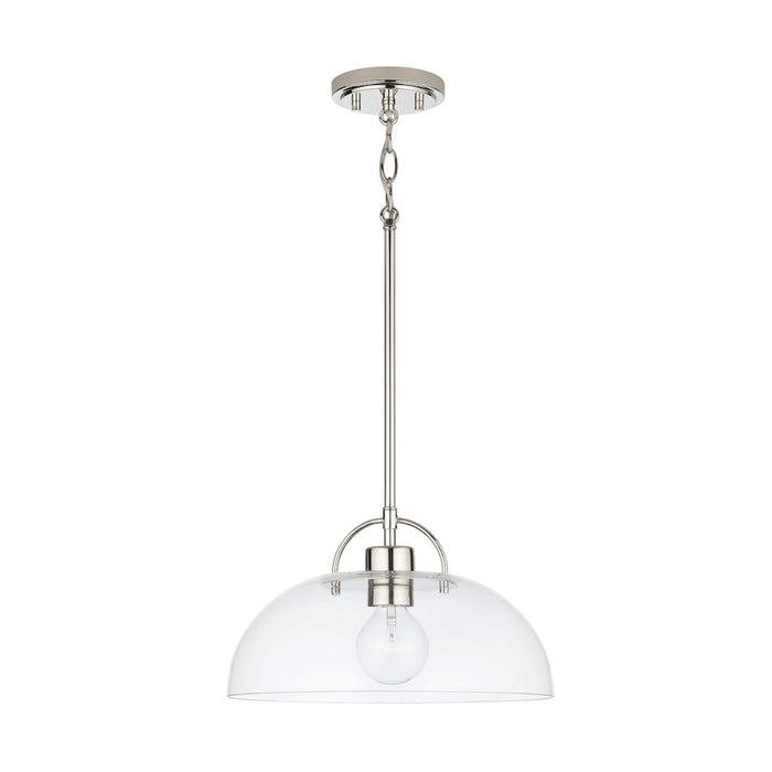 Austin Allen & Co. 1-Light 58" Pendant, Polished Nickel
