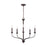 Austin Allen & Co. 5-Light Chandelier, Old Bronze