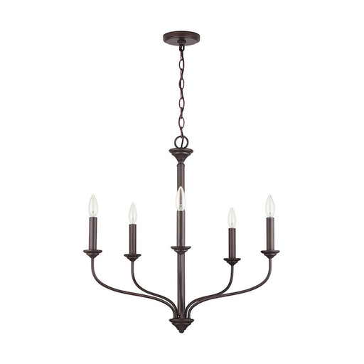 Austin Allen & Co. 5-Light Chandelier, Old Bronze