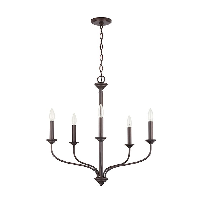 Austin Allen & Co. 5-Light Chandelier, Old Bronze