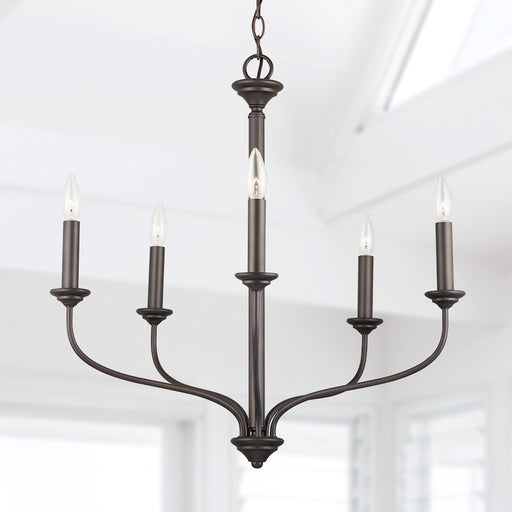 Austin Allen & Co. 5-Light Chandelier, Old Bronze