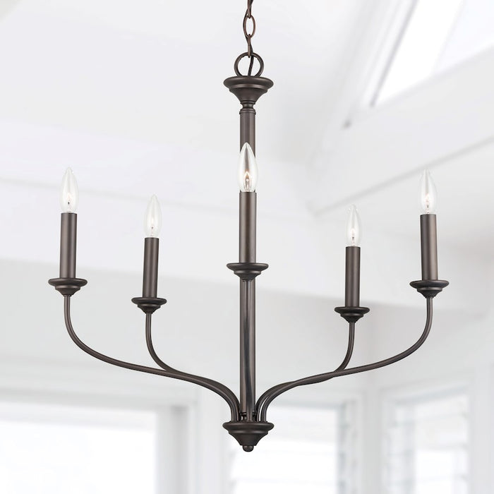 Austin Allen & Co. 5-Light Chandelier, Old Bronze