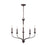 Austin Allen & Co. 5-Light Chandelier, Old Bronze