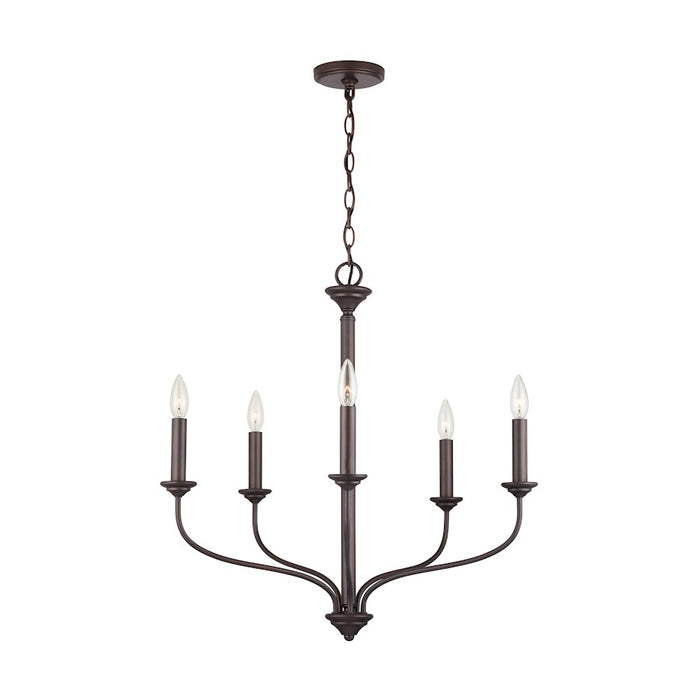 Austin Allen & Co. 5-Light Chandelier, Old Bronze