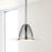 Austin Allen & Co. 1-Light Pendant, Black Chrome