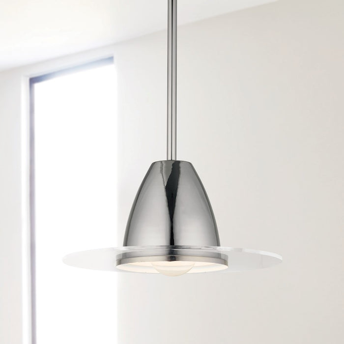 Austin Allen & Co. 1-Light Pendant, Black Chrome