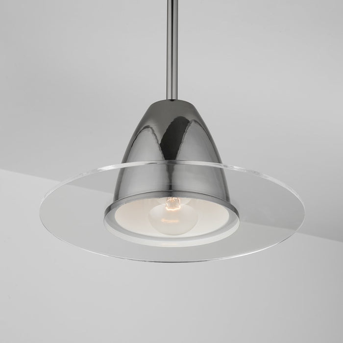 Austin Allen & Co. 1-Light Pendant, Black Chrome