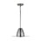 Austin Allen & Co. 1-Light Pendant, Black Chrome