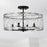Austin Allen & Co. Madeline 4-Light Semi-Flush, Black Tie