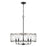 Austin Allen & Co. Madeline 4-Light Pendant, Black Tie