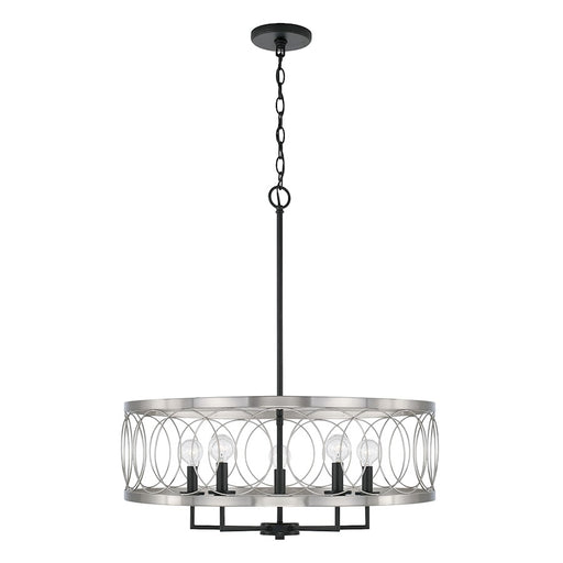 Austin Allen & Co. Madeline 4-Light Pendant, Black Tie