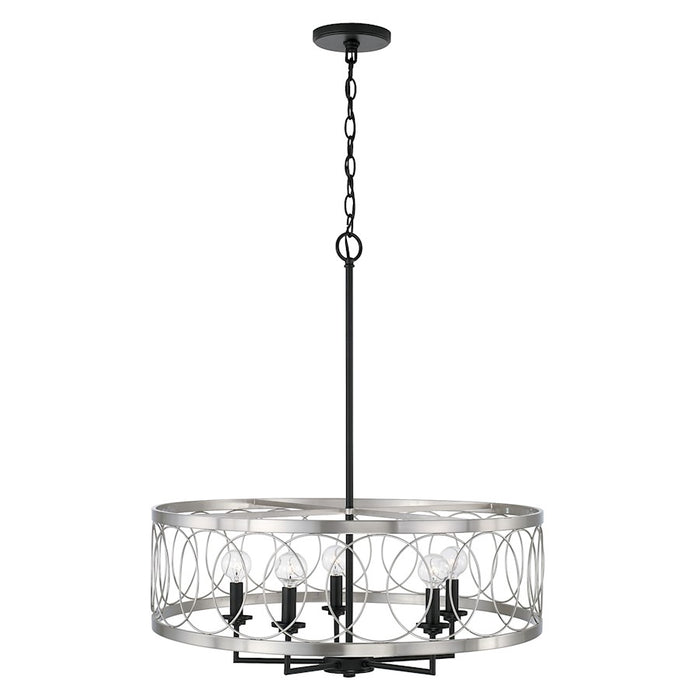 Austin Allen & Co. Madeline 4-Light Pendant, Black Tie