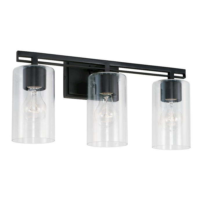 Austin Allen & Co. 3-Light 18" Vanity, Matte Black