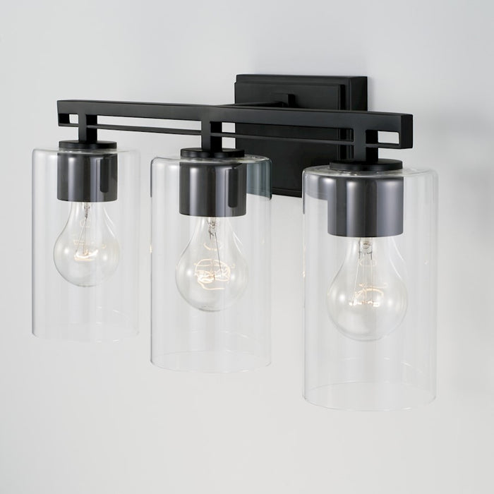Austin Allen & Co. 3-Light 18" Vanity, Matte Black