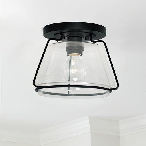 Austin Allen & Co. 1-Light Flush Mount, Matte Black