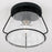 Austin Allen & Co. 1-Light Flush Mount, Matte Black