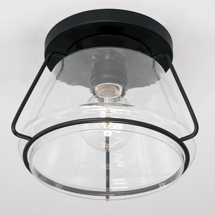 Austin Allen & Co. 1-Light Flush Mount, Matte Black