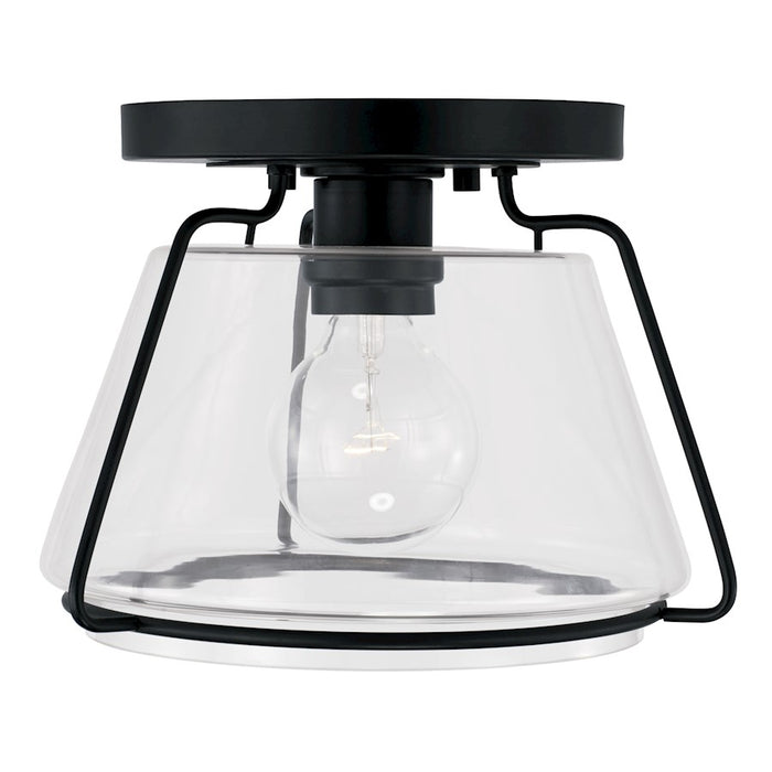 Austin Allen & Co. 1-Light Flush Mount, Matte Black