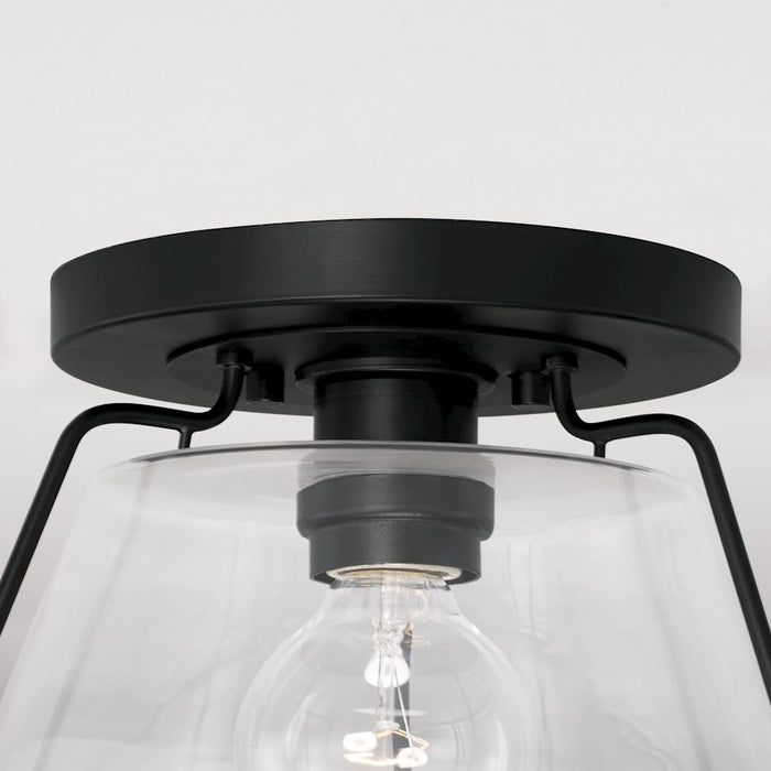 Austin Allen & Co. 1-Light Flush Mount, Matte Black