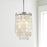 Austin Allen & Co. Shelby 1-Light Pendant, Polished Nickel