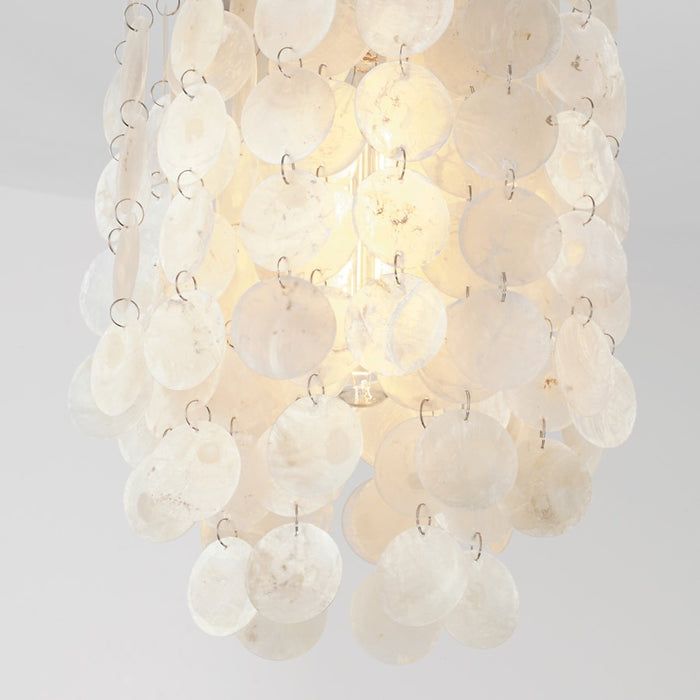 Austin Allen & Co. Shelby 1-Light Pendant, Polished Nickel