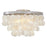 Austin Allen & Co. Shelby 3-Light Flush Mount, Polished Nickel