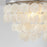 Austin Allen & Co. Shelby 3-Light Flush Mount, Polished Nickel