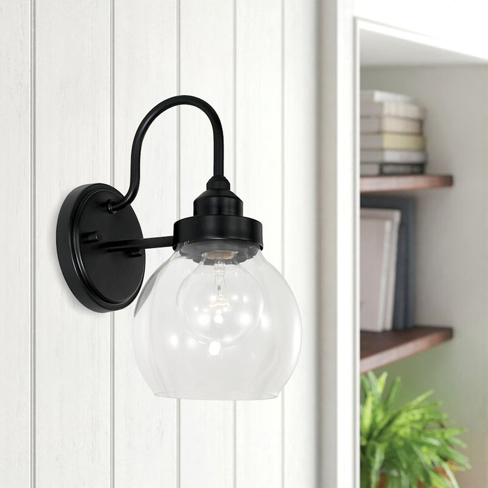 Austin Allen & Co. 1-Light 11" Sconce, Matte Black