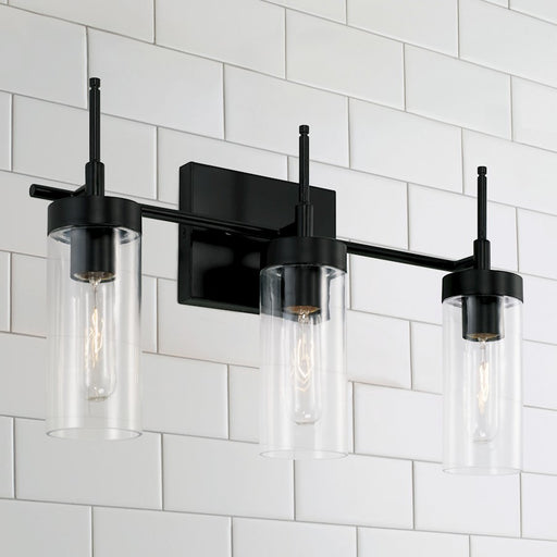 Austin Allen & Co. 3-Light 19" Vanity, Matte Black