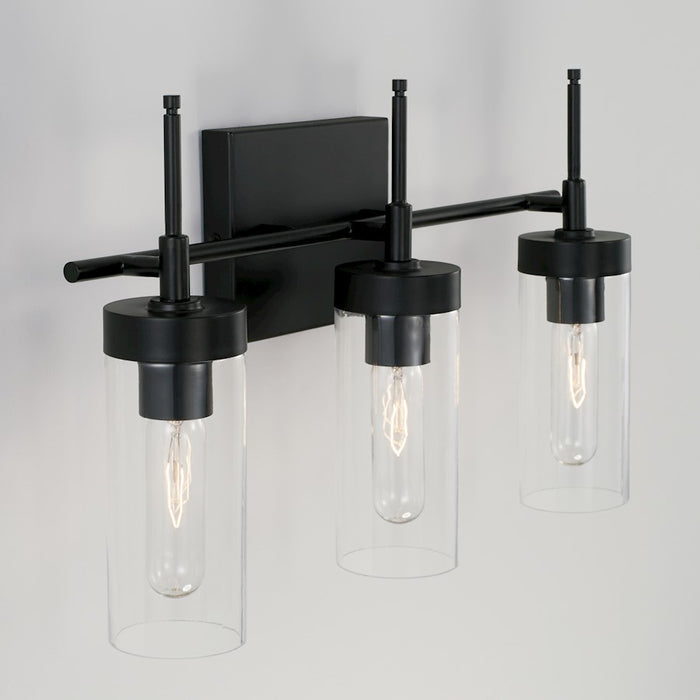 Austin Allen & Co. 3-Light 19" Vanity, Matte Black