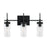 Austin Allen & Co. 3-Light 19" Vanity, Matte Black