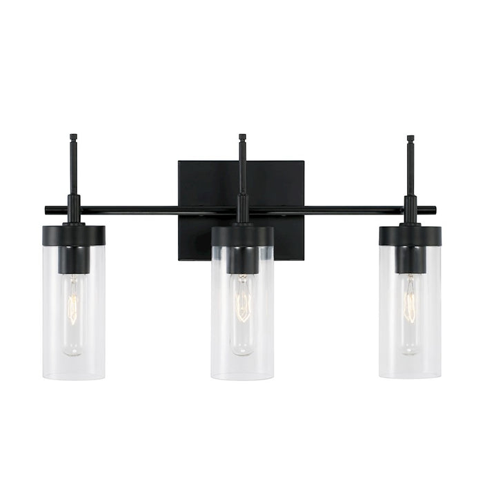 Austin Allen & Co. 3-Light 19" Vanity, Matte Black