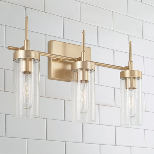 Austin Allen & Co. 3-Light 11" Vanity, Soft Gold