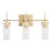 Austin Allen & Co. 3-Light 11" Vanity, Soft Gold