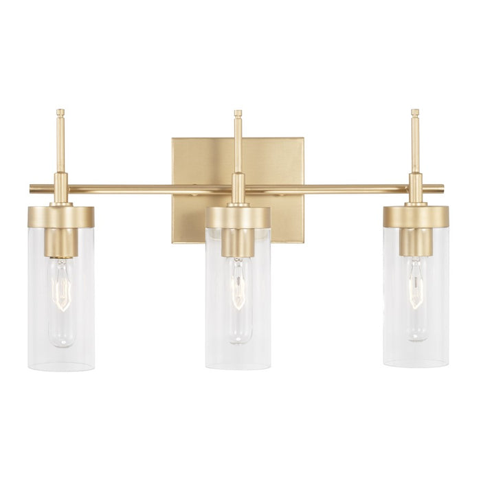 Austin Allen & Co. 3-Light 11" Vanity, Soft Gold