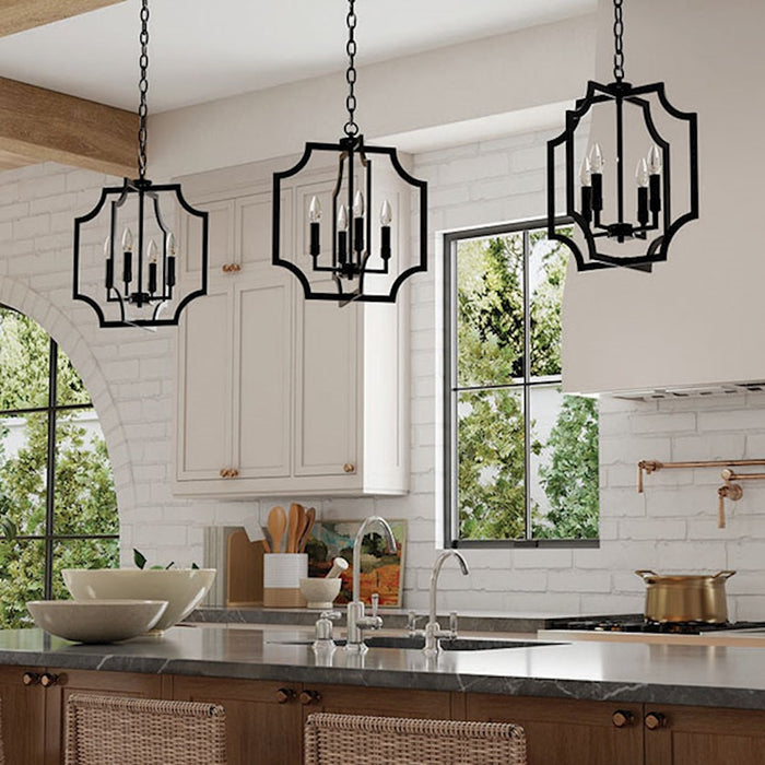 Austin Allen & Co Courtney 4 Light Foyer Pendant