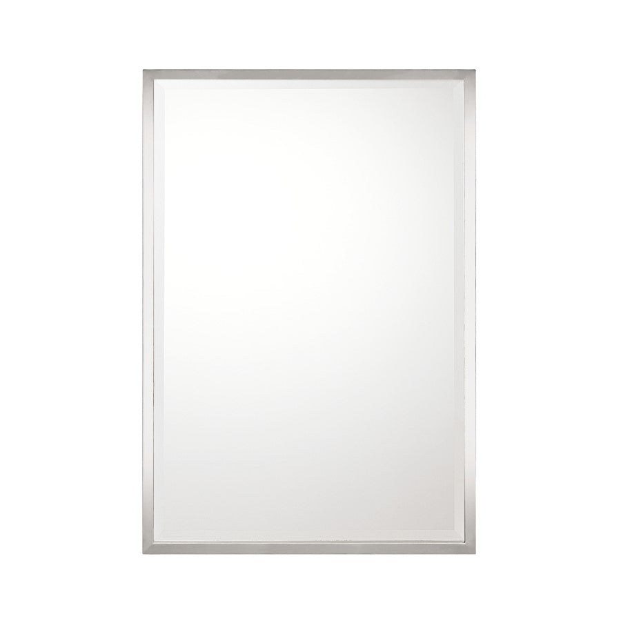 Capital Lighting Metal Framed Mirror, Polished Nickel