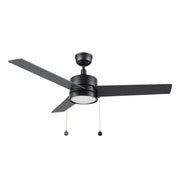 Carro Ascott 52in 3-Blade Ceiling Fan | Black Plywood Blades and Integrated LED | Living Room & Bedroom | 52 x 52 x 15.1 in | Model CFP523E5-L12-B2-1
