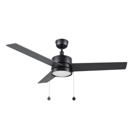 Carro Ascott 52in 3-Blade Ceiling Fan | Black Plywood Blades and Integrated LED | Living Room & Bedroom | 52 x 52 x 15.1 in | Model CFP523E5-L12-B2-1
