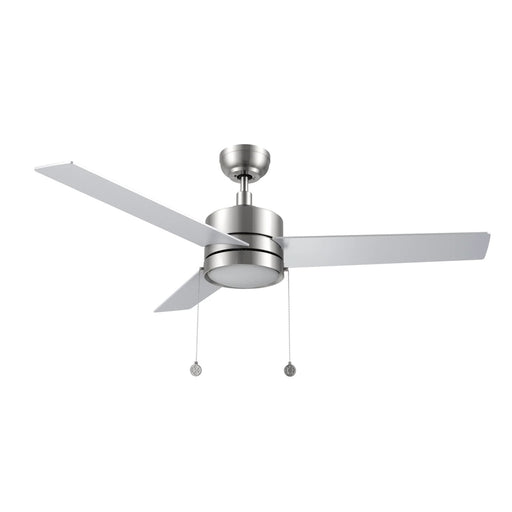 Carro Ascott 52in 3-Blade Ceiling Fan | Brushed Nickel Plywood Blades and Integrated LED | Living Room & Bedroom | 52 x 52 x | Model CFP523E5-L12-SJ-1
