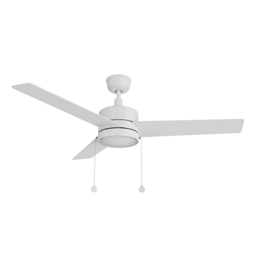 Carro Ascott 52in 3-Blade Ceiling Fan | White Plywood Blades and Integrated LED | Living Room & Bedroom | 52 x 52 x 15 in | Model CFP523E5-L12-W1-1