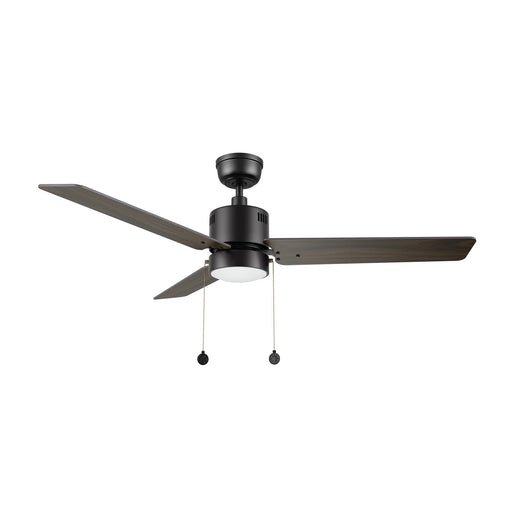Carro Apex 52in 3-Blade Ceiling Fan | Black Walnut Plywood Blades and Integrated LED | Living Room & Bedroom | 52 x 52 x 14 in | Model CFP523E5-L21-B5-1