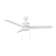 Carro Apex 52in 3-Blade Ceiling Fan | White Plywood Blades with Integrated LED | Living Room & Bedroom | 52 x 52 x 14.2 in | Model CFP523E5-L21-W1-1