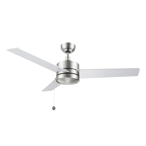 Carro Ascott 52in 3-Blade Ceiling Fan | Brushed Nickel Plywood Blades with Pull Chain | Living Room & Bedroom | 52 x 52 x 15.1 in | Model CFP523E5-N10-SJ-1