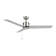 Carro Apex 52in Ceiling Fan | Brushed Nickel and Plywood Blades | Indoor Living Room & Bedroom | 52 x 52 x 12.7 in | Model CFP523E5-N20-SJ-1