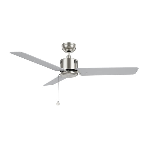 Carro Apex 52in Ceiling Fan | Brushed Nickel and Plywood Blades | Indoor Living Room & Bedroom | 52 x 52 x 12.7 in | Model CFP523E5-N20-SJ-1