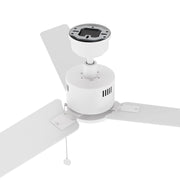Carro Apex 52in 3-Blade Ceiling Fan | White Plywood Blades and White Finish | Living Room & Bedroom | 12.7 x 52 x 52 in | Model CFP523E5-N20-W1-1